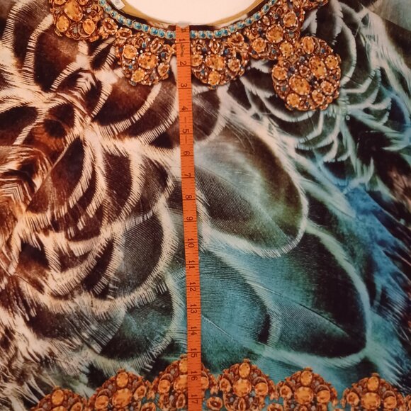 Women's Adoire Over the Head Colorful Shawl Size Medium - Picture 6 of 11